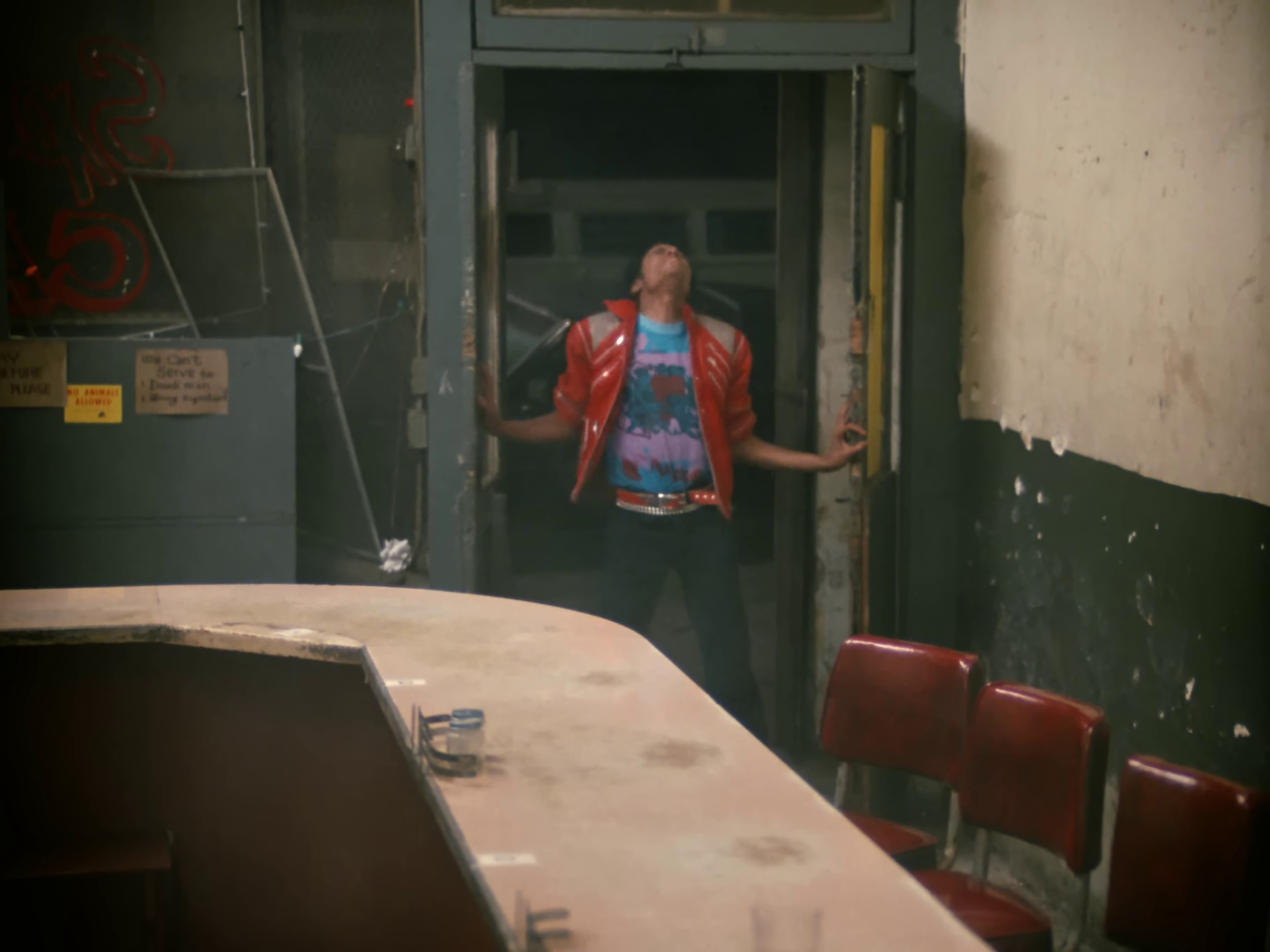 Beat it (1982) —  shot,  lighting