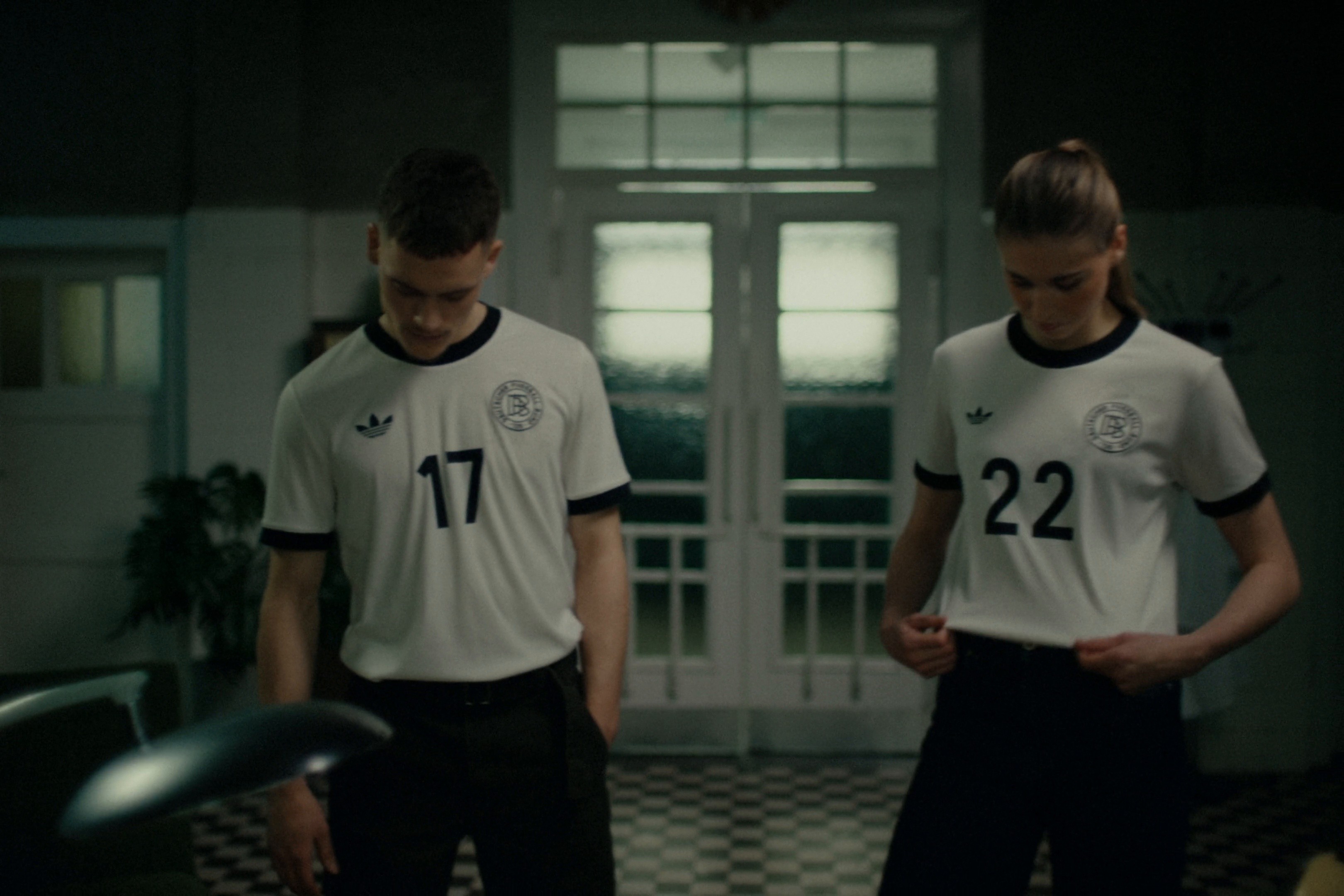 adidas x DFB | 125 Years Anniversary Jersey – "The Fabric of Legends" (2025) —  shot,  lighting