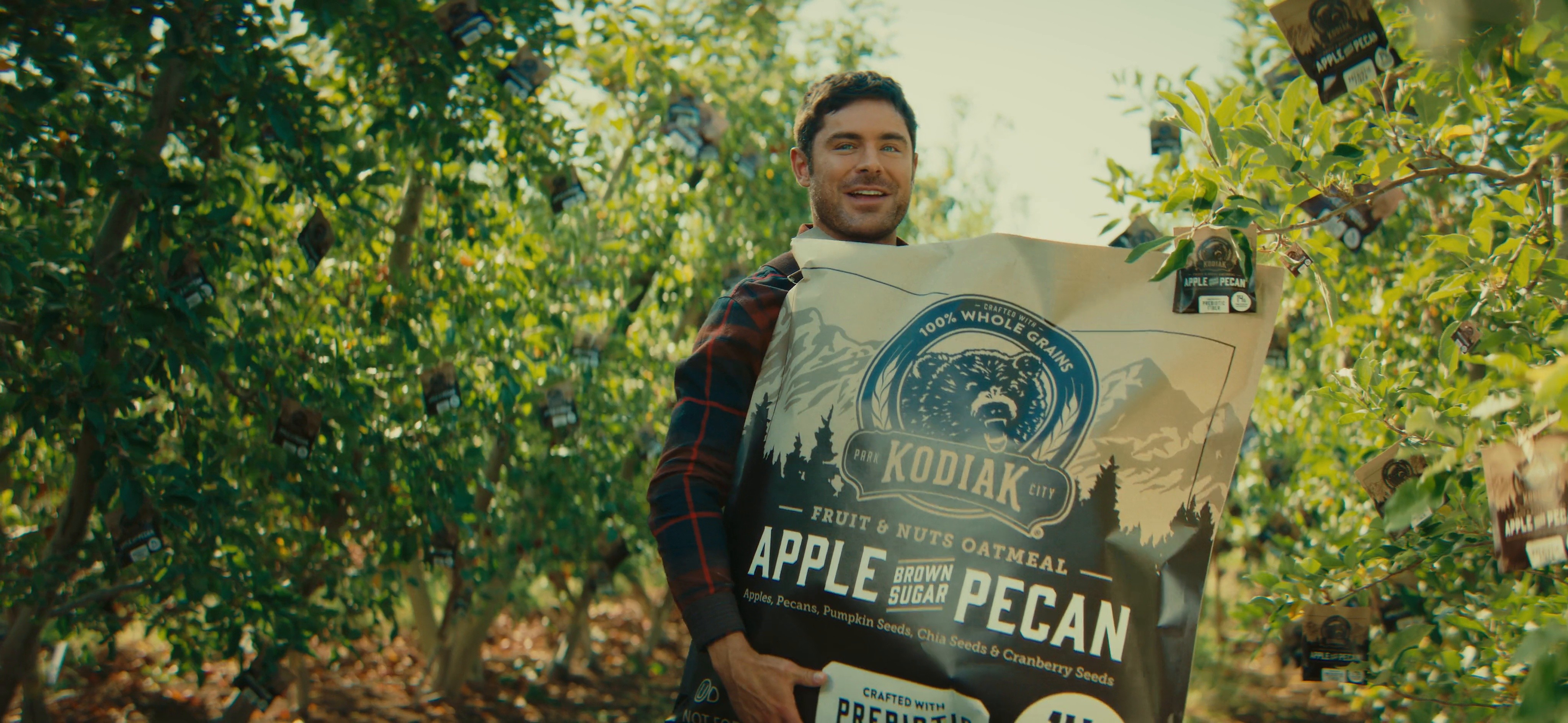 Zac Efron + Kodiak + WalMart - Limited Time Oatmeal Ad (2025) —  shot,  lighting