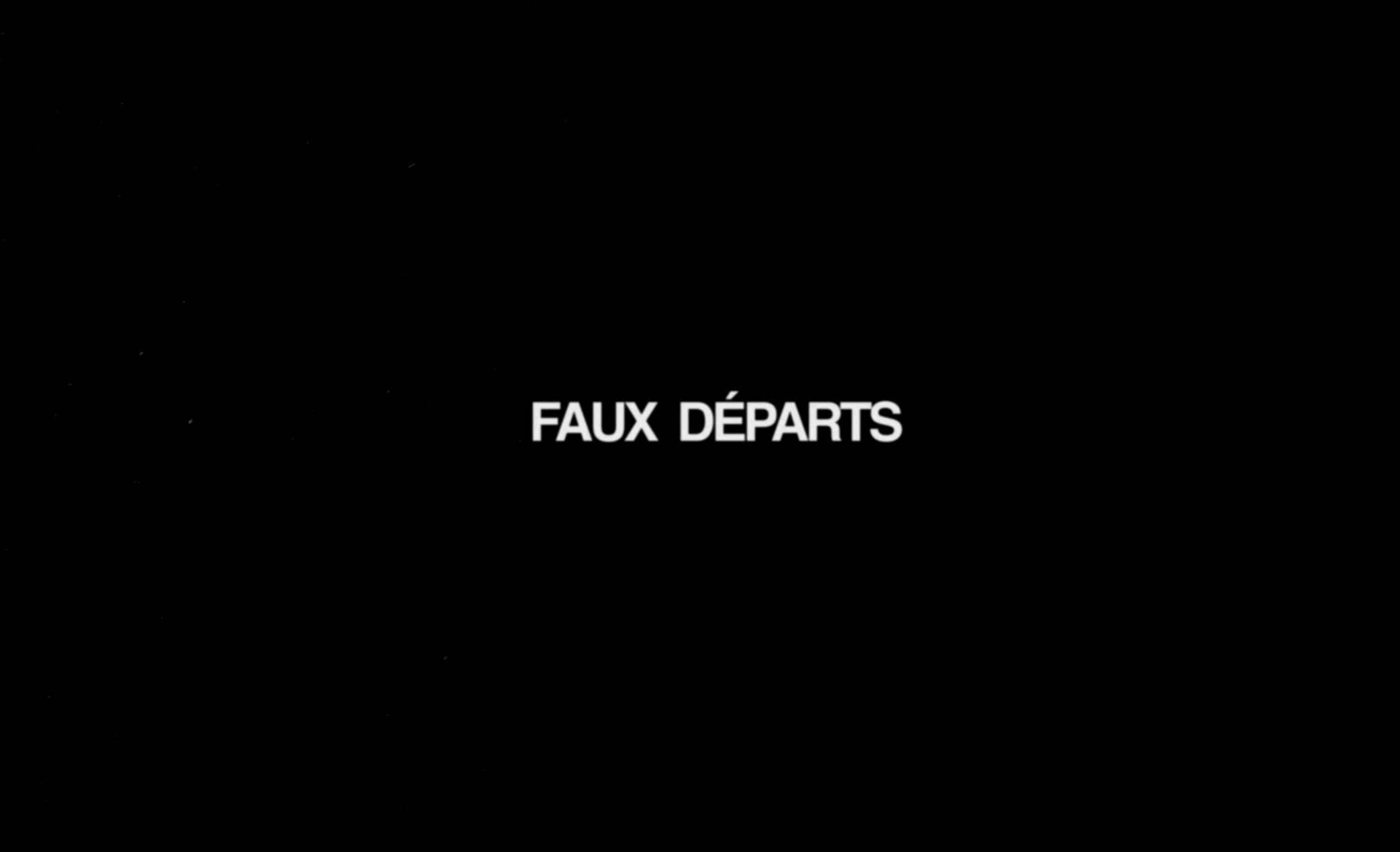 Faux Départs (2023) —  shot,  lighting