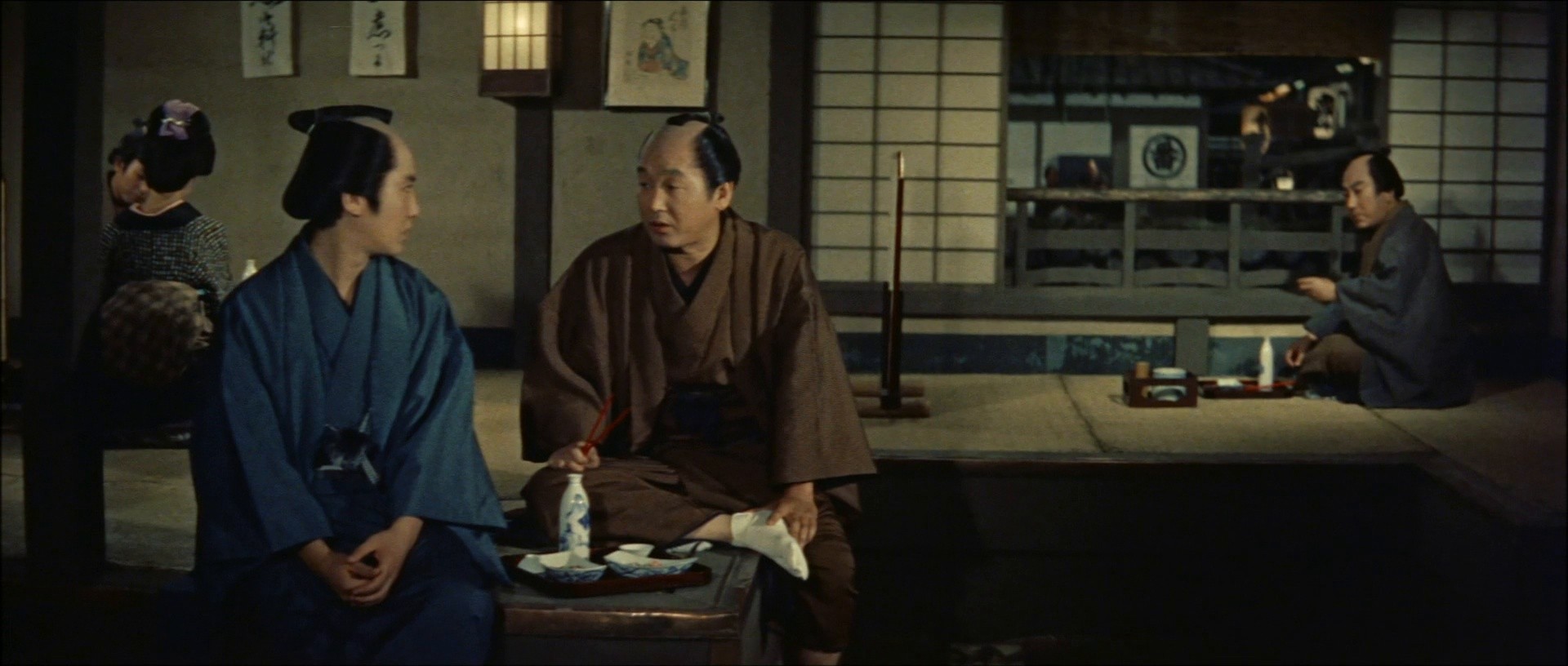Chikamatsu's Love in Osaka (1959) —  shot,  lighting