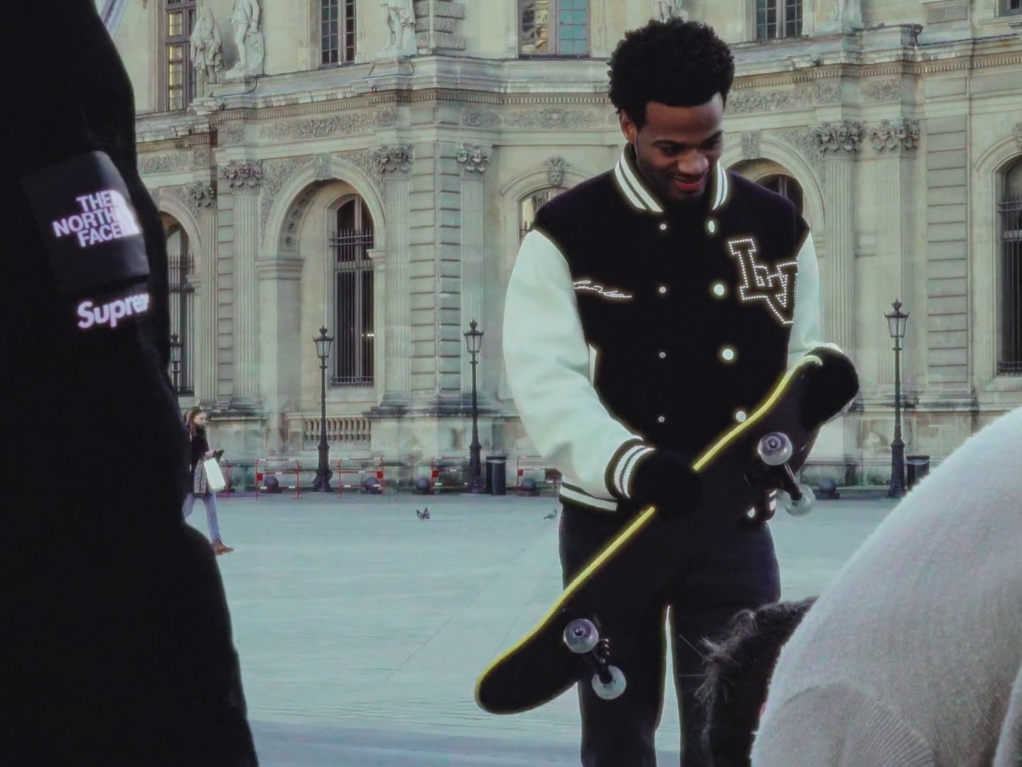 LOUIS VUITTON MEN'S FW 2024 with TYSHAWN JONES (2024) —  shot,  lighting