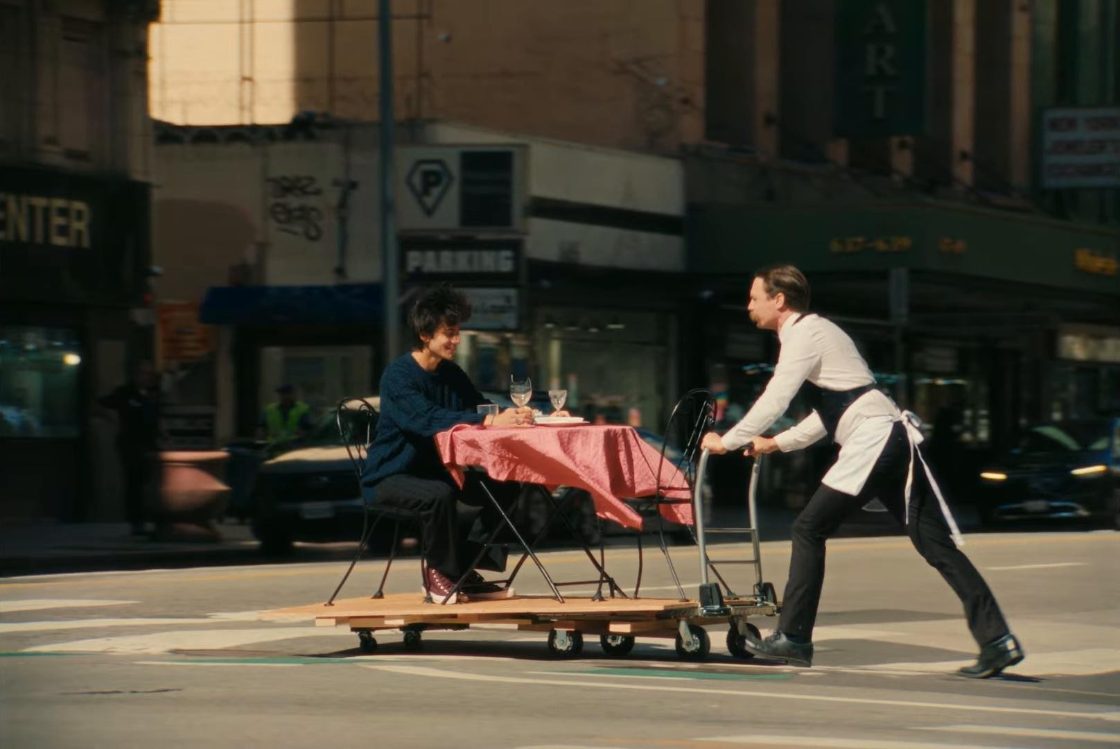 table for two (2025) —  shot,  lighting