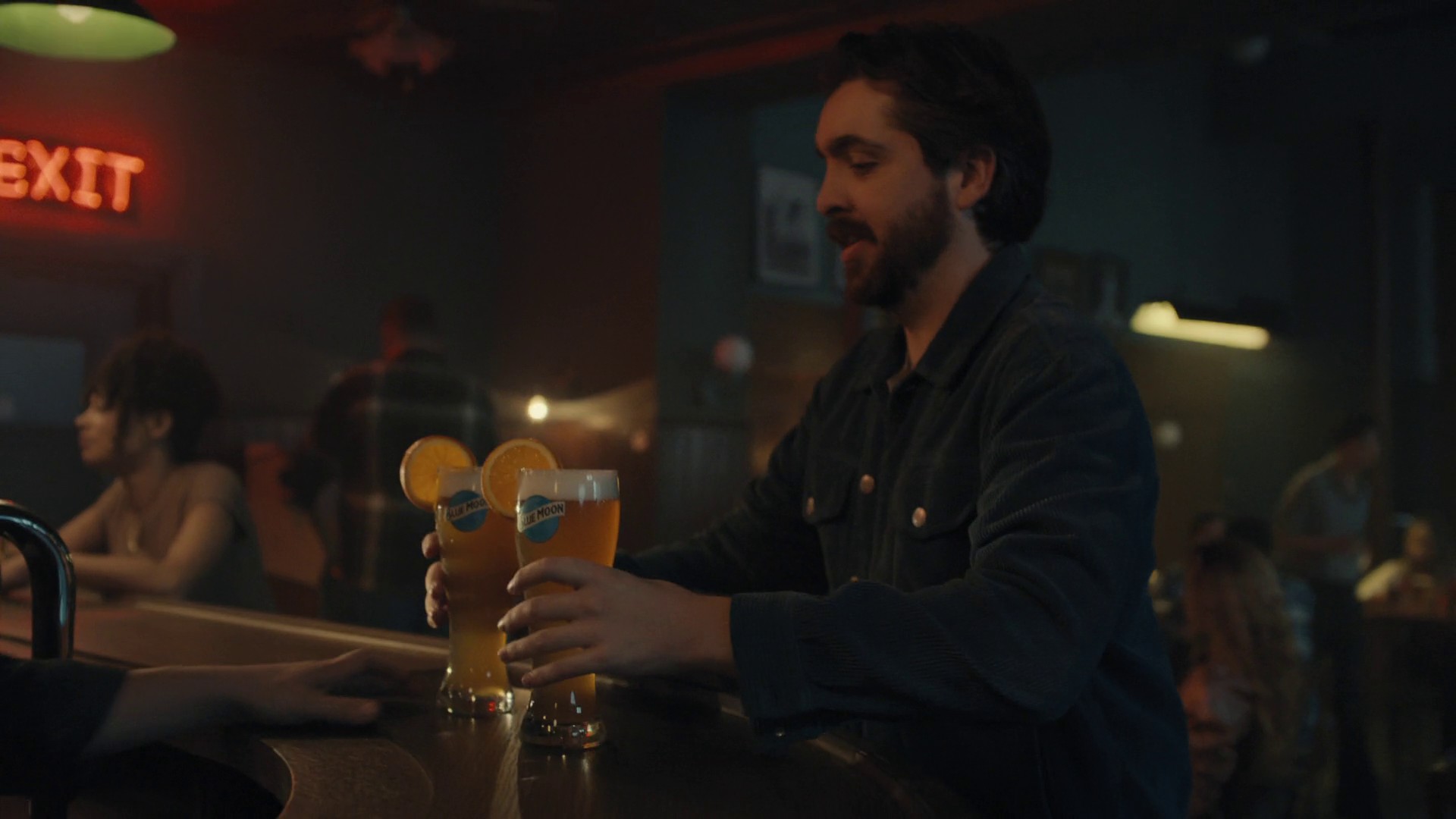 Blue Moon - Beer the Bar Brighter (2024) —  shot,  lighting