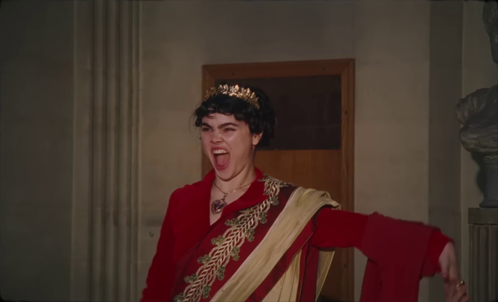 Caesar on a TV Screen (2024) —  shot,  lighting