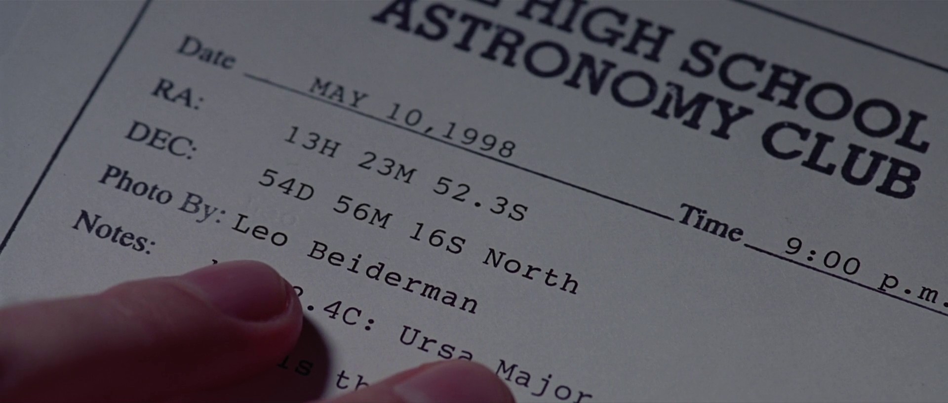 Deep Impact (1998) —  shot,  lighting