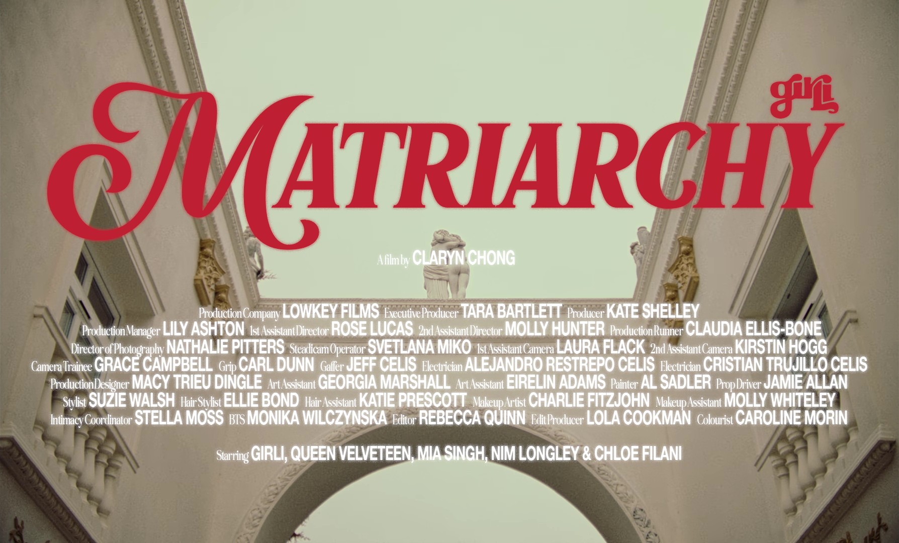 Matriarchy (2023) —  shot,  lighting