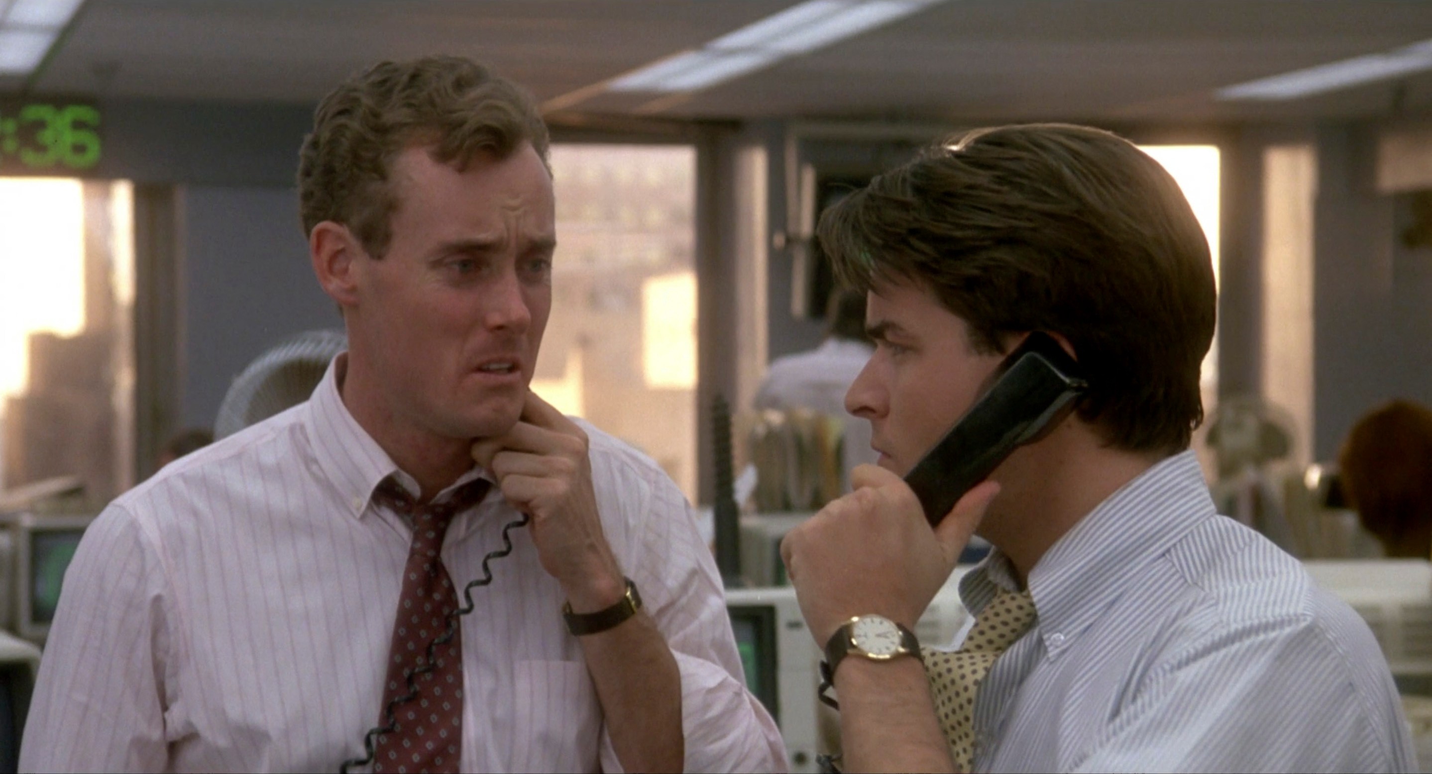 Wall Street (1987) —  shot,  lighting