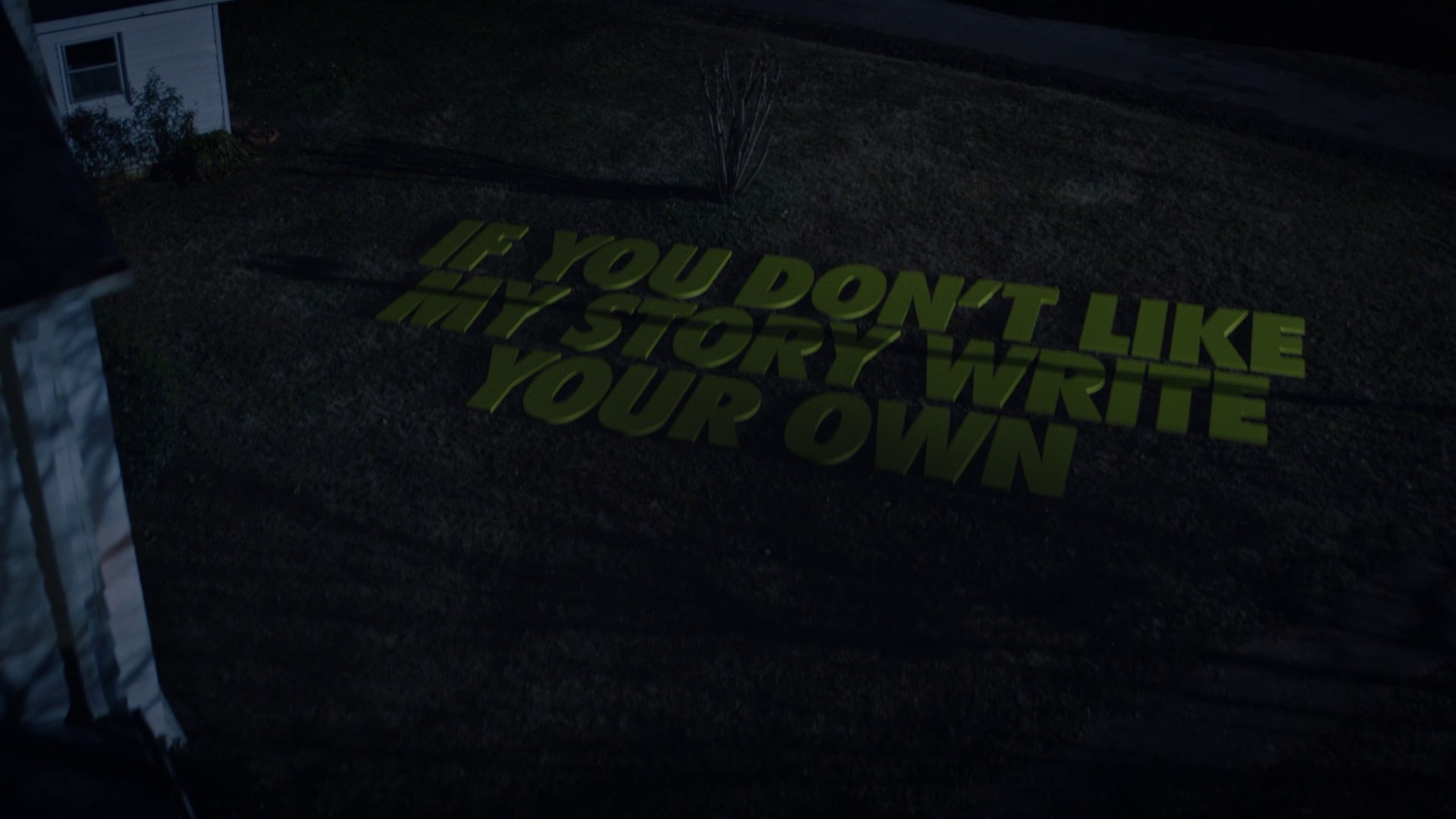 If You Don't Like My Story, Write Your Own (2019) —  shot,  lighting