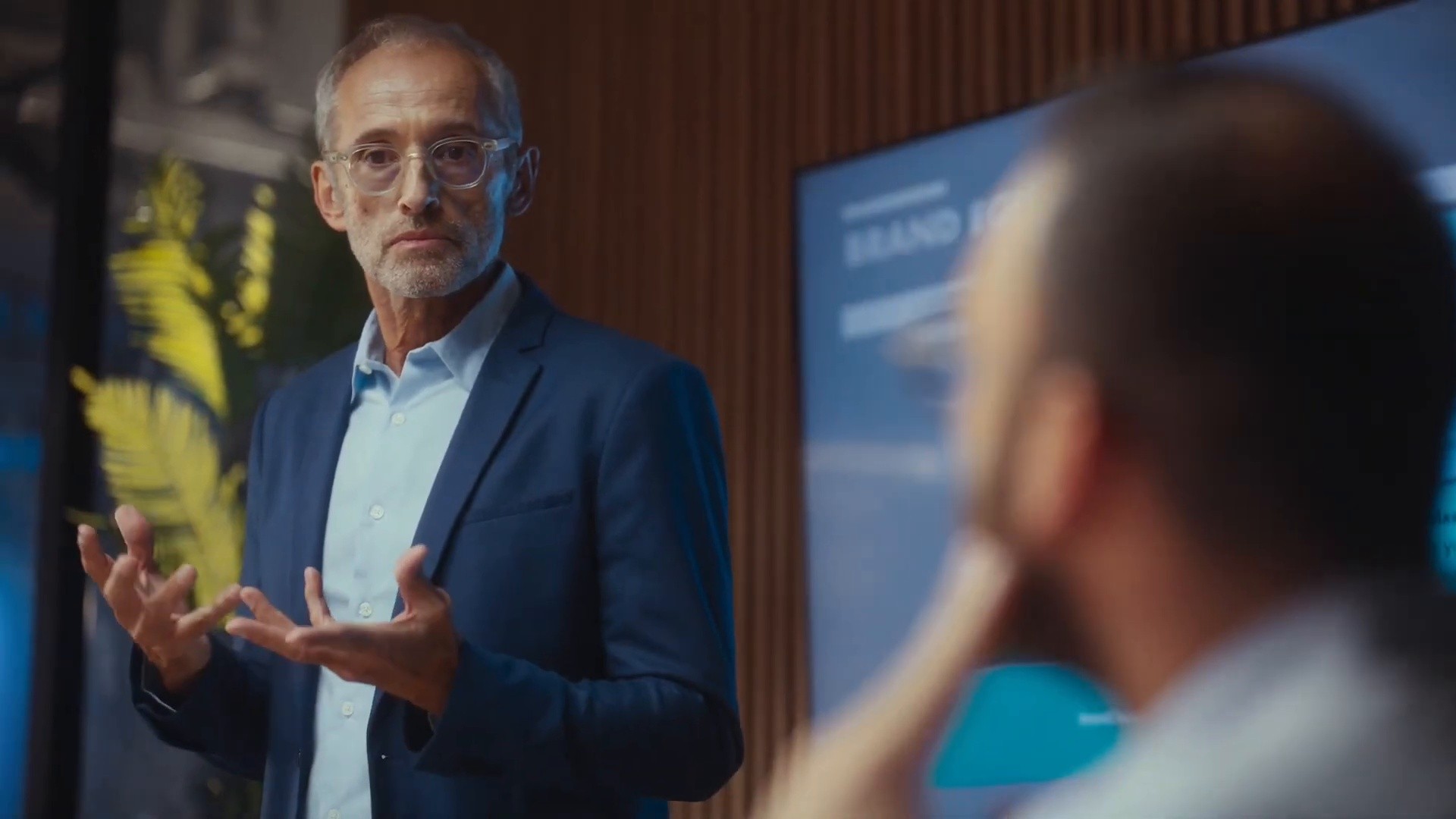 The Serious Strategist | Zoom Coffee (2025) —  shot,  lighting