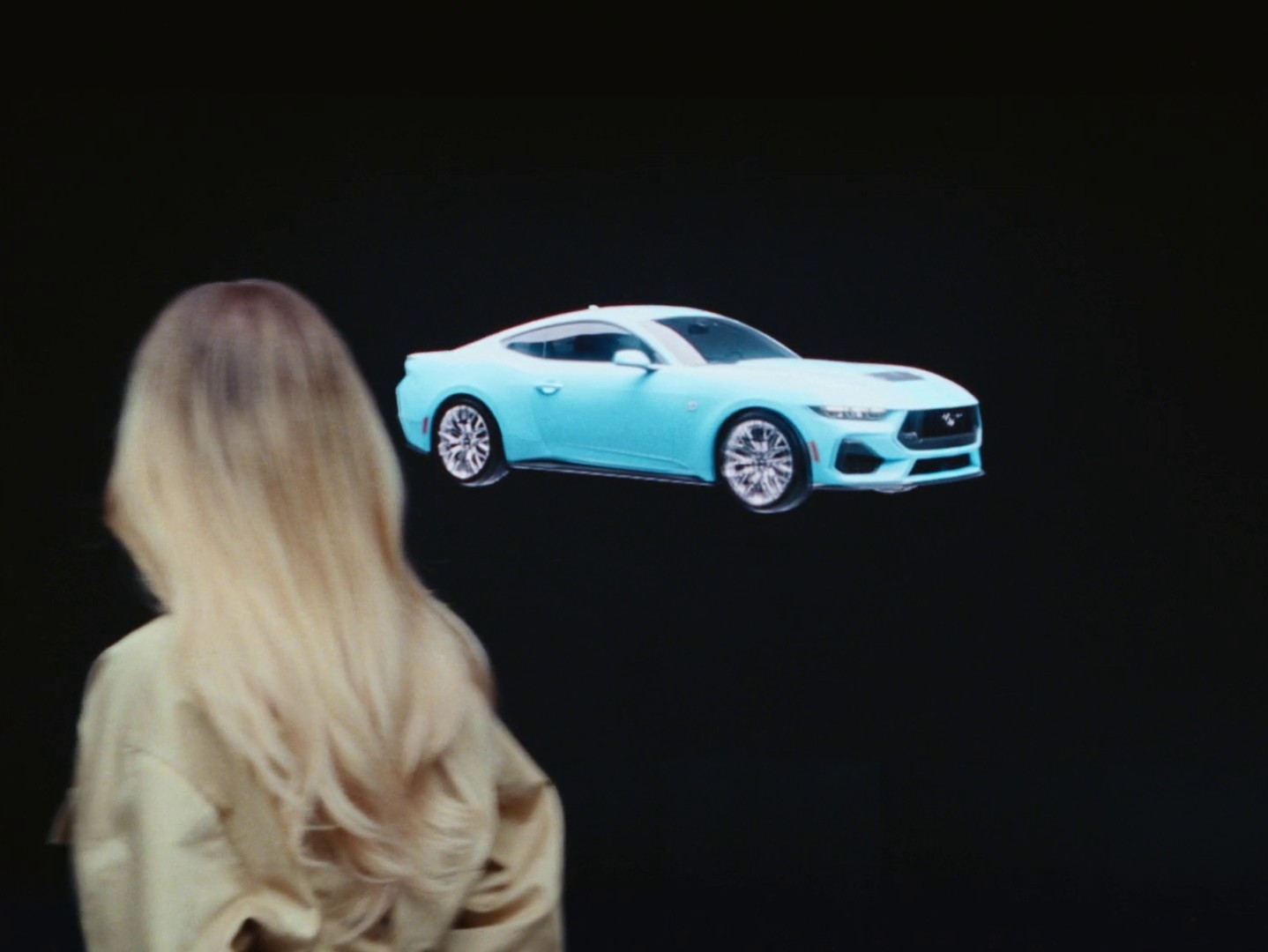Ford "Sydney Sweeney x Mustang GT" (2024) —  shot,  lighting