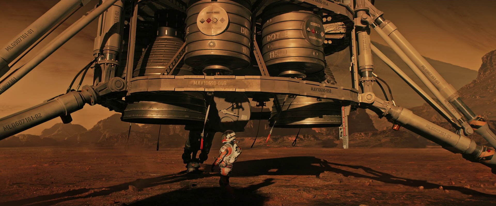 The Martian (2015) —  shot,  lighting