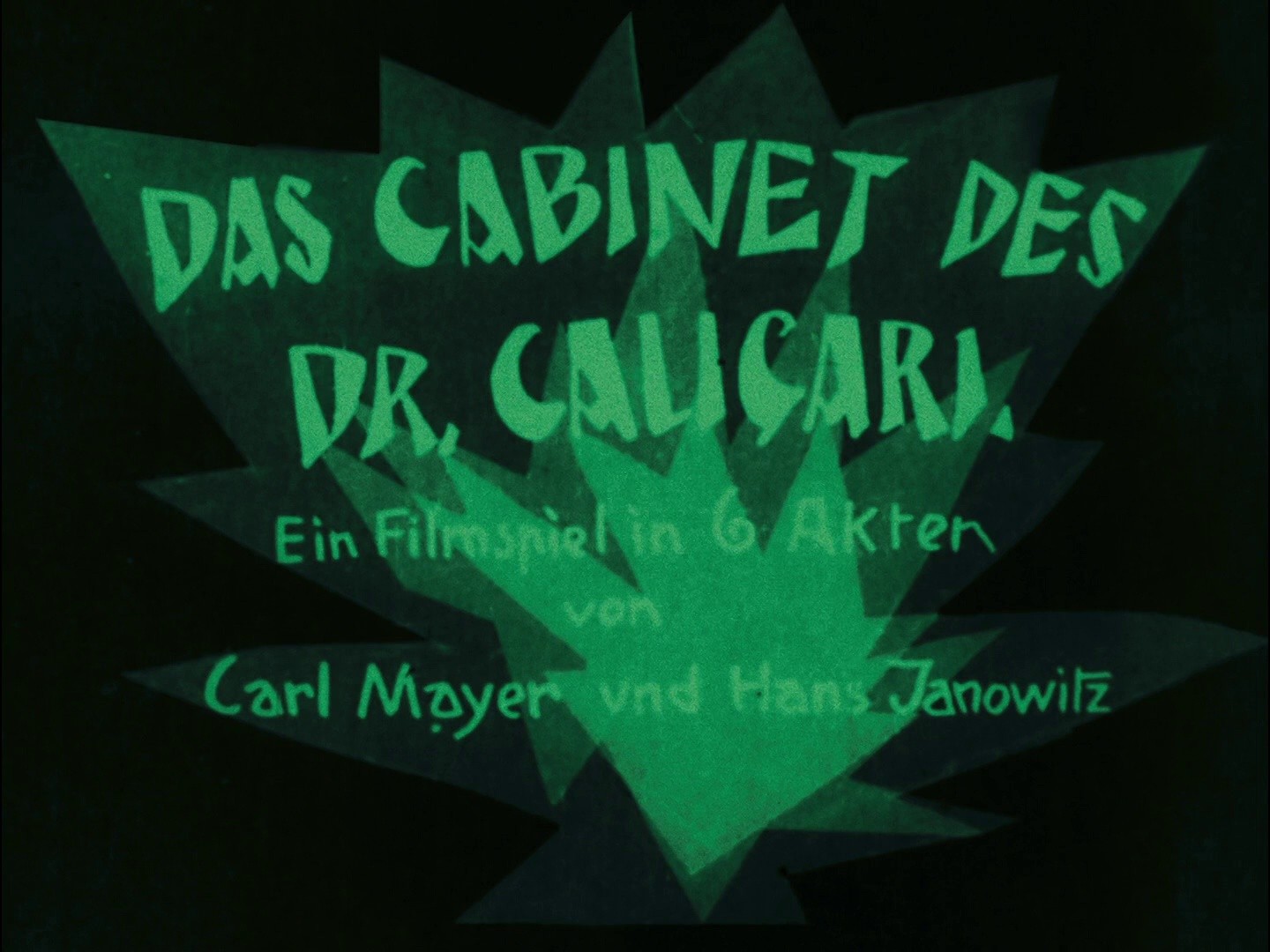 The Cabinet of Dr. Caligari (1920) —  shot,  lighting