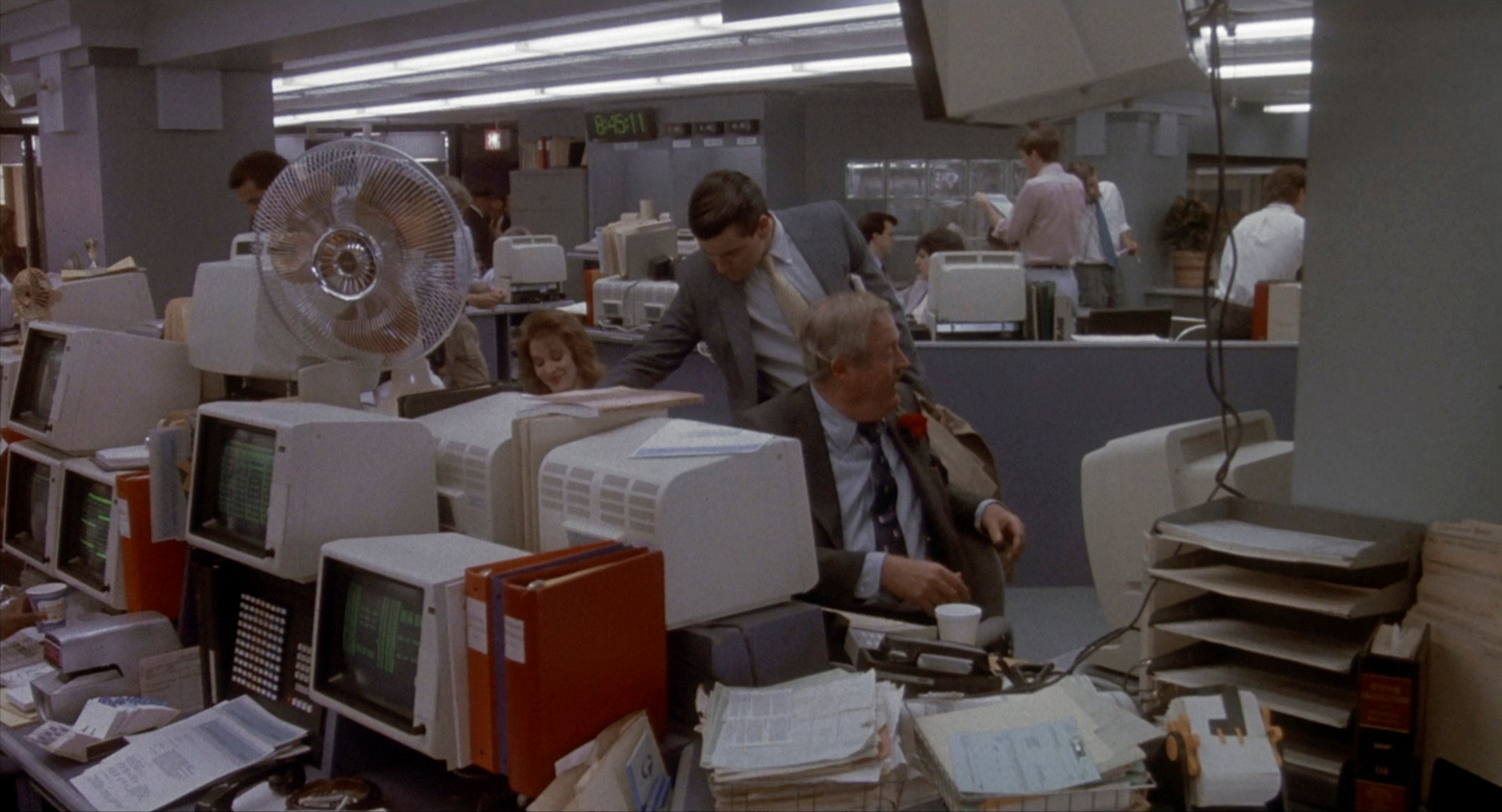 Wall Street (1987) —  shot,  lighting